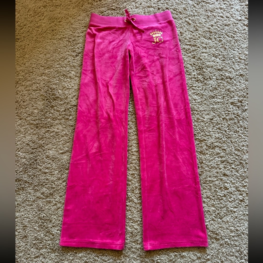 Juicy Couture Y2K Pink Velour Sweatpants